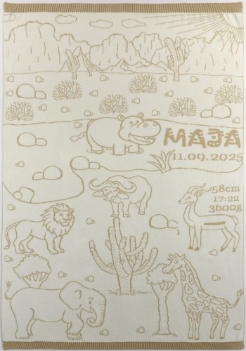 Kocyk Afryka Bawełna Organiczna