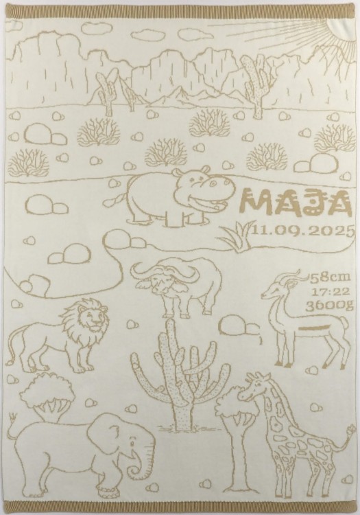 Kocyk Afryka Bawełna Organiczna