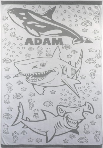 Kocyk Duży Rekin z Imieniem