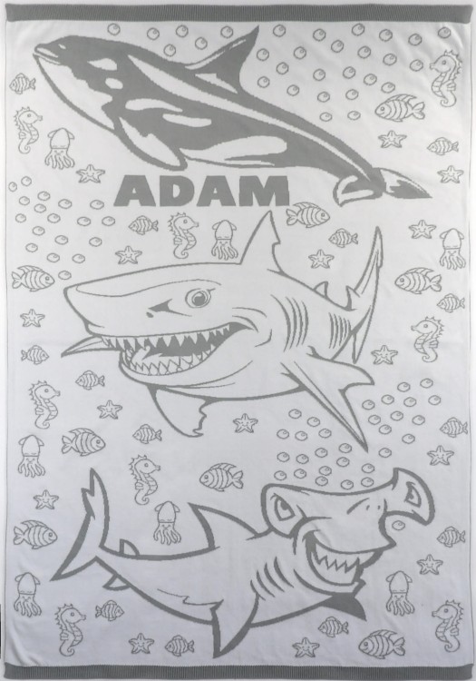 Kocyk Duży Rekin z Imieniem