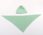 Komplet Wiosenny Gładki Cienka Chustka