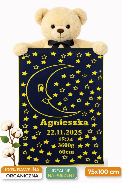 Miś trzyma personalizowany kocyk Agnieszki.png